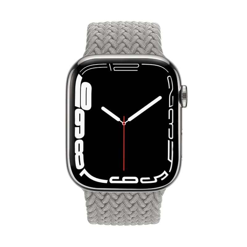 Crong Wave Band – Braided Apple Watch Band 38/40/41/42mm (Light Gray) 2