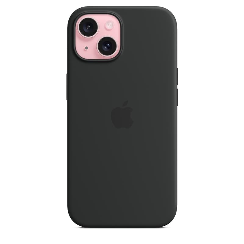 Apple Silicone Case – Silicone Case with MagSafe for iPhone 15 (Black) 2