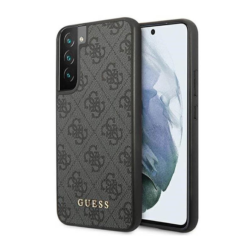 Guess 4G Metal Logo - Case for Samsung Galaxy S23 (Grey)