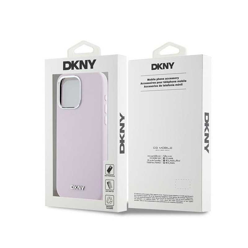 DKNY Liquid Silicone Small Metal Logo MagSafe - Case fro iPhone 14 Pro Max (pink) 8