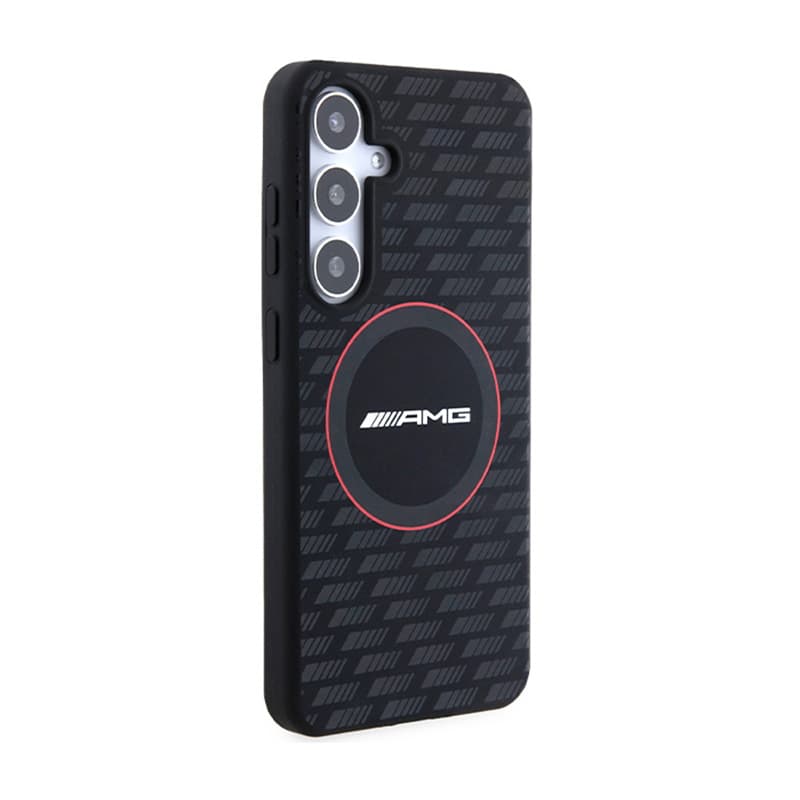 AMG Silicone Carbon Pattern MagSafe - Case for Samsung Galaxy S24+ (black) 4