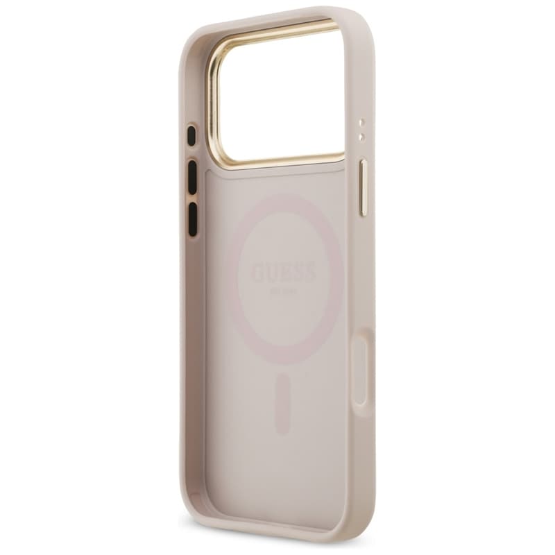 Guess 4G Strass Logo MagSafe - Case iPhone 17 Pro Max (Pink) 7