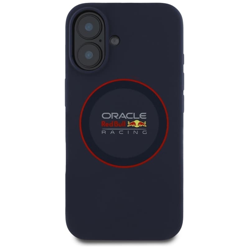 Red Bull Silicone Red Ring MagSafe - iPhone 16 Case (Navy Blue) 3