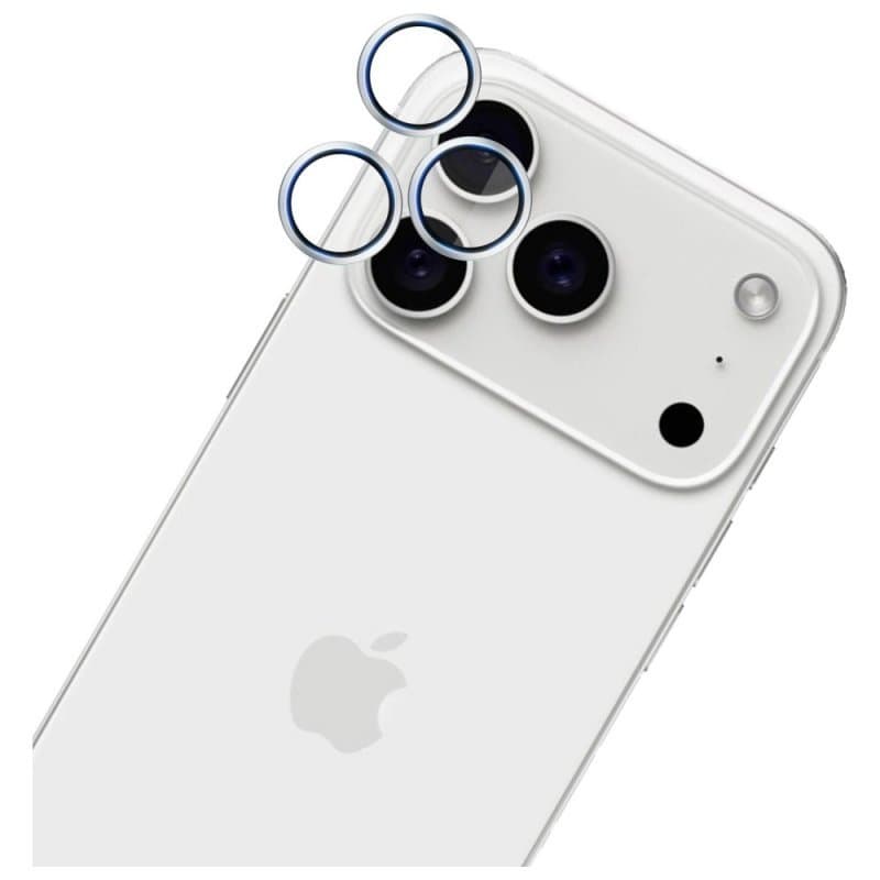 3mk HARDY Lens Protection Pro - Camera Lens Glass for iPhone 17 Pro / iPhone 17 Pro Max (Silver) 4