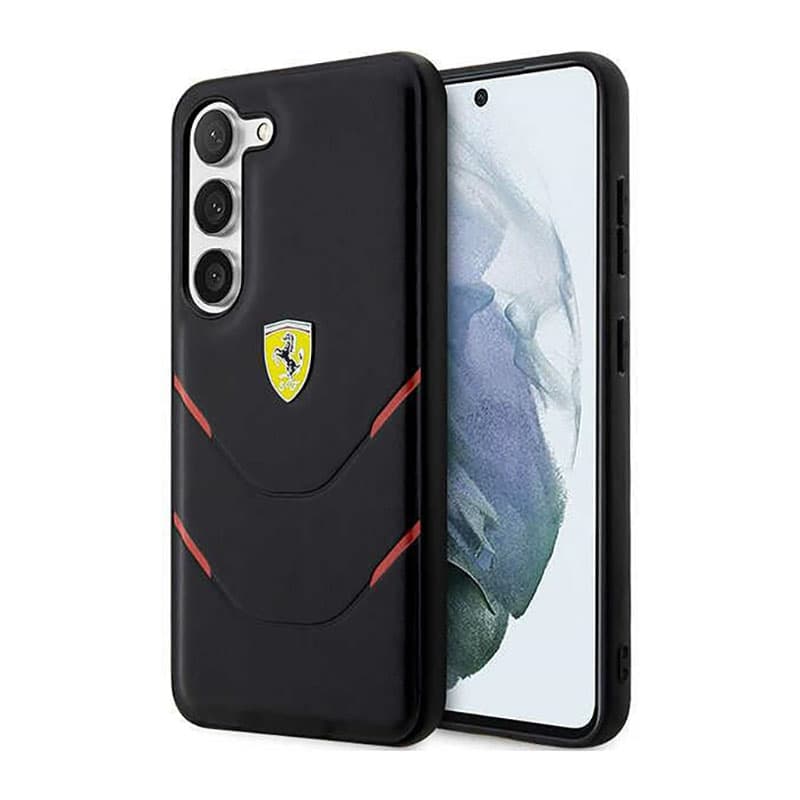Ferrari Hot Stamp Lines - Case for Samsung Galaxy S23 (Black) 1