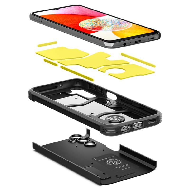 Spigen Tough Armor - Case for Samsung Galaxy A14 4G / LTE (Black) 6