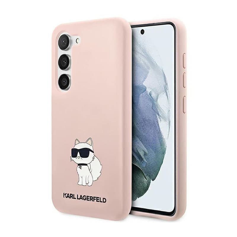 Karl Lagerfeld Silicone NFT Choupette - Case for Samsung Galaxy S23 (Pink) 1