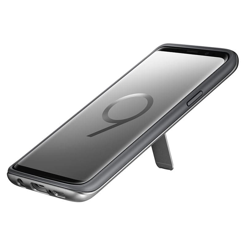 Samsung Protective Standing Cover - Case for Samsung Galaxy S9 with kickstand (Silver) 7