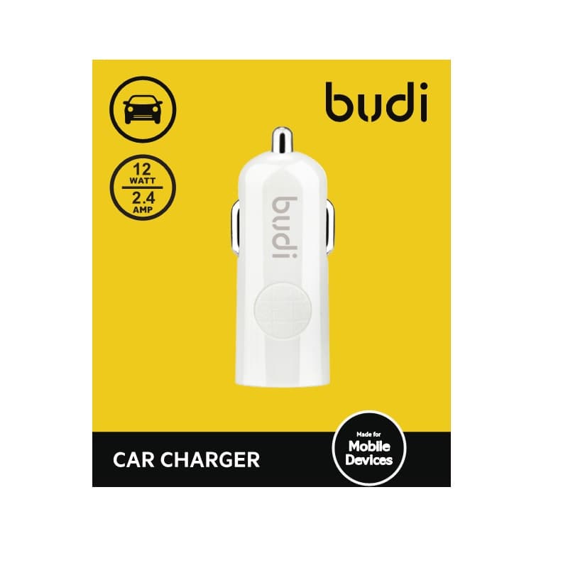 Budi - 1 USB car charger with LED indicator 3