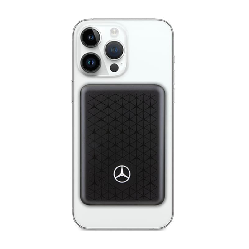 Mercedes Stars Pattern MagSafe - Power Bank inductive 5000 mAh 15W MagSafe (black) 2