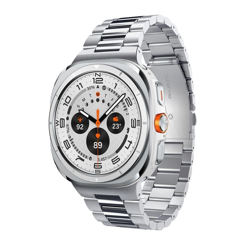 Spigen Modern Fit Band - Bracelet for Samsung Galaxy Watch Ultra 47 mm (Silver) 2