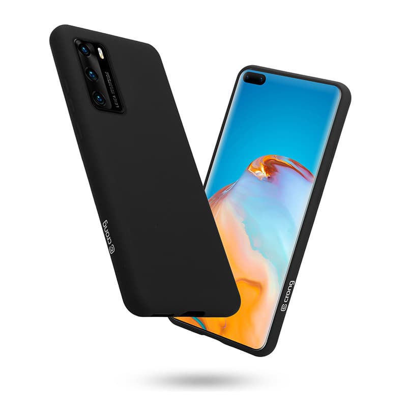 Crong Color Cover - Huawei P40 Case (Black)