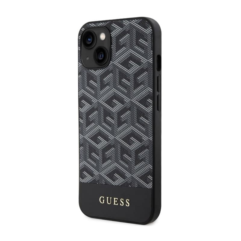 Guess GCube Stripes MagSafe - Case for iPhone 14 Plus (Black) 2