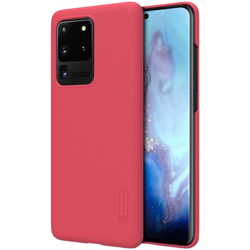 Nillkin Super Frosted Shield - Case for Samsung Galaxy S20 Ultra (Bright Red)