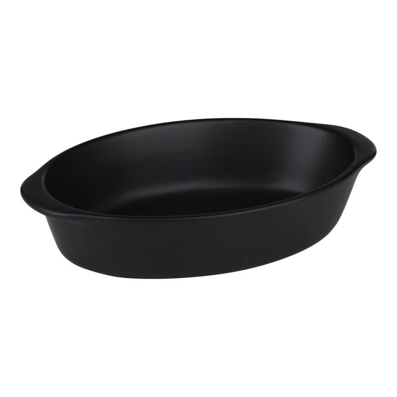 Alpina - Ceramic Oven Dish, Oval, 20x12x5 cm, 470 ml (Black) 1