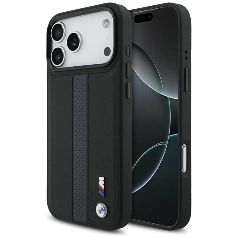 BMW M Perforated Stripe Logo MagSafe - iPhone 17 Pro Max Case (Blue) 1
