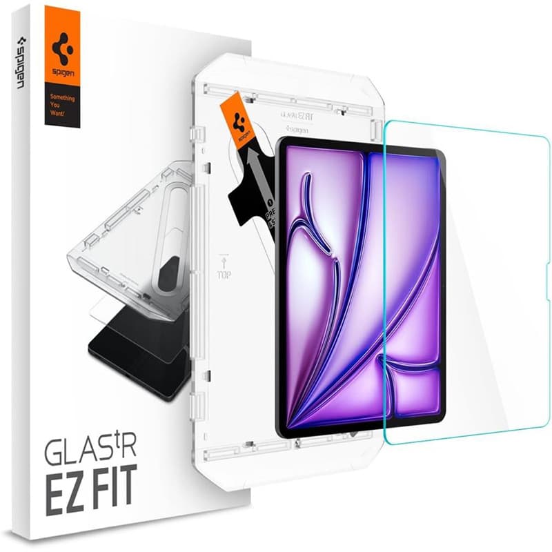 Spigen GLAS.TR EZ FIT - Tempered Glass for iPad Air 13" M3 (2025) / M2 (2024) (Transparent)