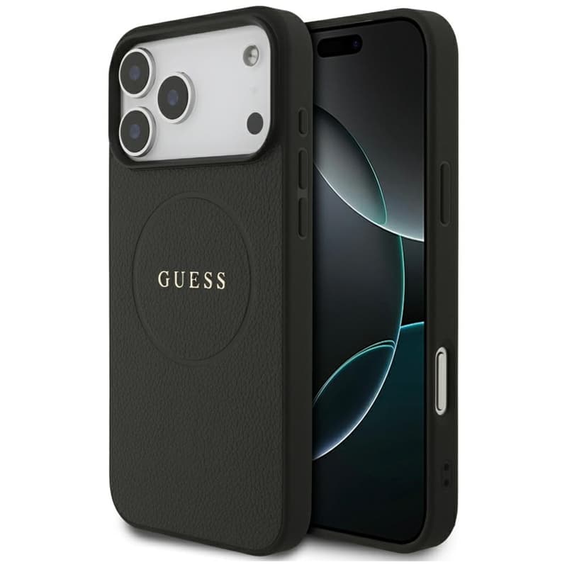 Guess Grained Ring MagSafe - Case iPhone 17 Pro Max (black) 1