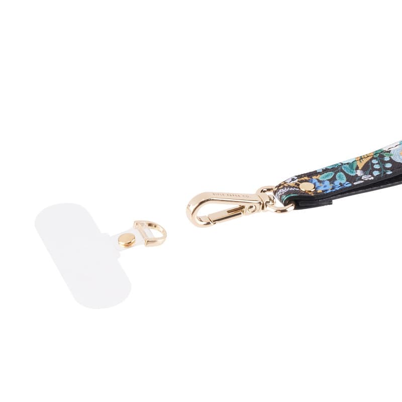 Rifle Paper Phone Wristlet - Universal phone lanyard (Garden Party Blue) 2