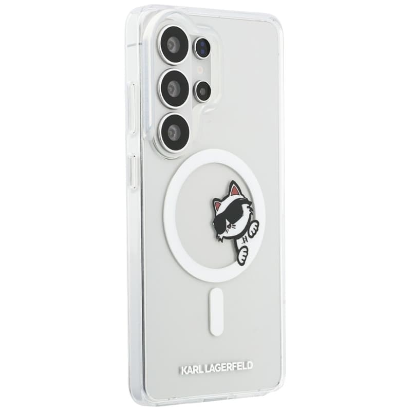 Karl Lagerfeld IML Peekaboo Choupette MagSafe - Samsung Galaxy S26 Ultra Case (Clear) 4