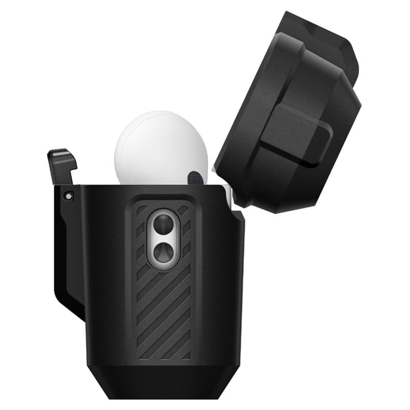 Spigen Lock Fit - Armored Case for Apple AirPods Pro 3 (Matte Black) 7