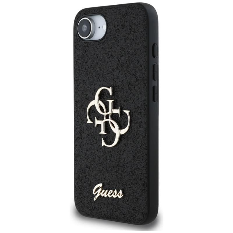 Guess Fixed Glitter Big 4G - Case for iPhone 16e (black) 2