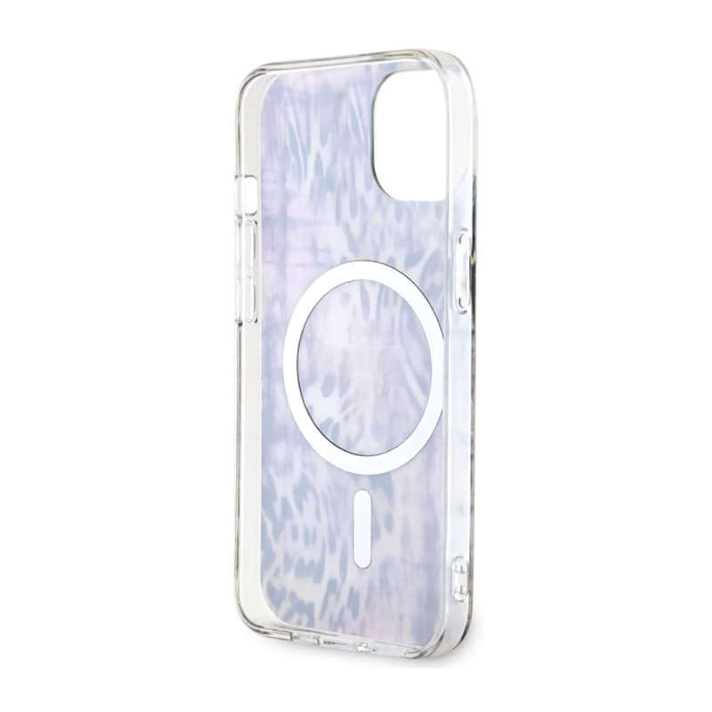 Guess Leopard MagSafe - Case for iPhone 14 (Pink) 7