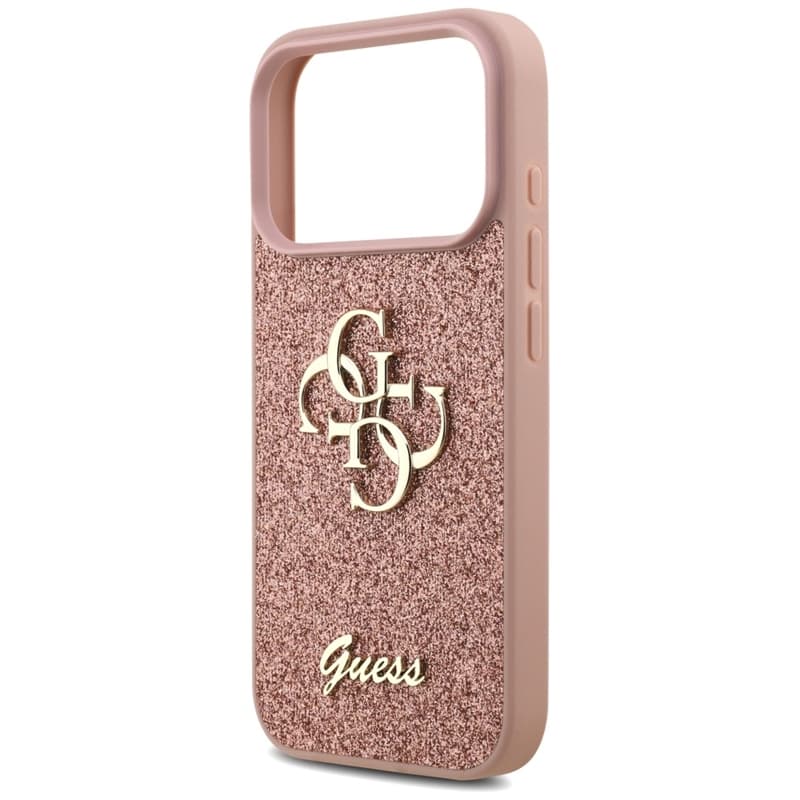 Guess Fixed Glitter Big 4G - Case for iPhone 17 Pro (pink) 6