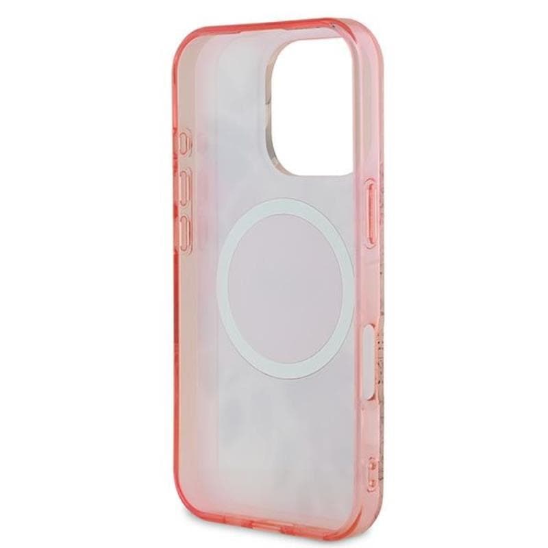 Guess IML Flower & Tonal Circle MagSafe - Case for iPhone 16 Pro Max (Pink) 7