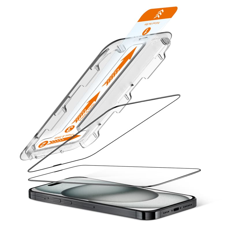 Crong EasyShield 2-Pack - Tempered Glass iPhone 16 / iPhone 15 (2 pieces) 2