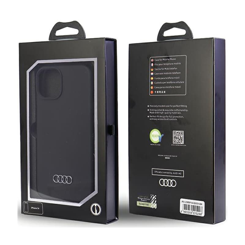 Audi Silicone Case - Case for iPhone 14 (Black) 6