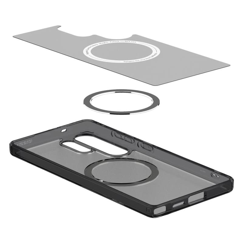 Spigen Ultra Hybrid Mag MagSafe - Case for Samsung Galaxy S25 Ultra (Frost Black) 8