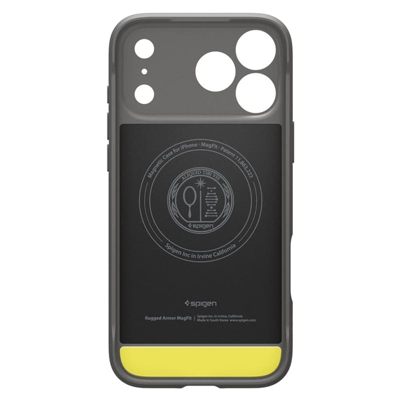 Spigen Rugged Armor Mag MagSafe - Case for iPhone 17 Pro (Grey) 3