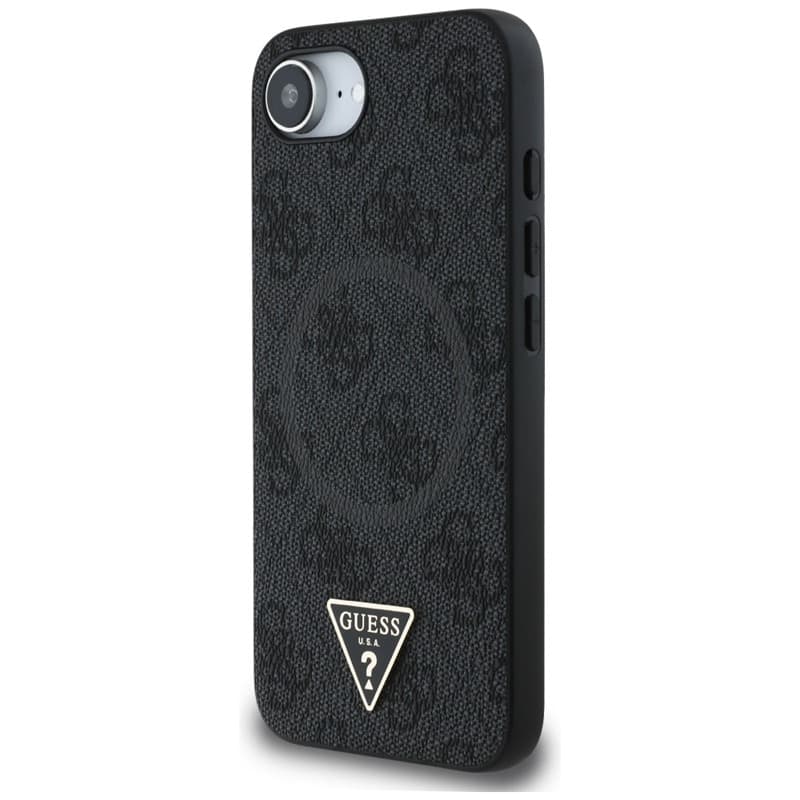 Guess 4G Ring Triangle Logo MagSafe - Case for iPhone 16e (black) 2