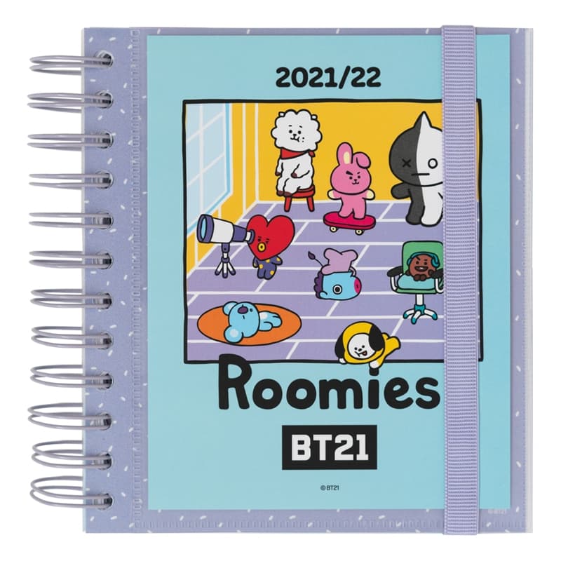 BT21 - Calendar for the school year 2021/2022 (blue) 1
