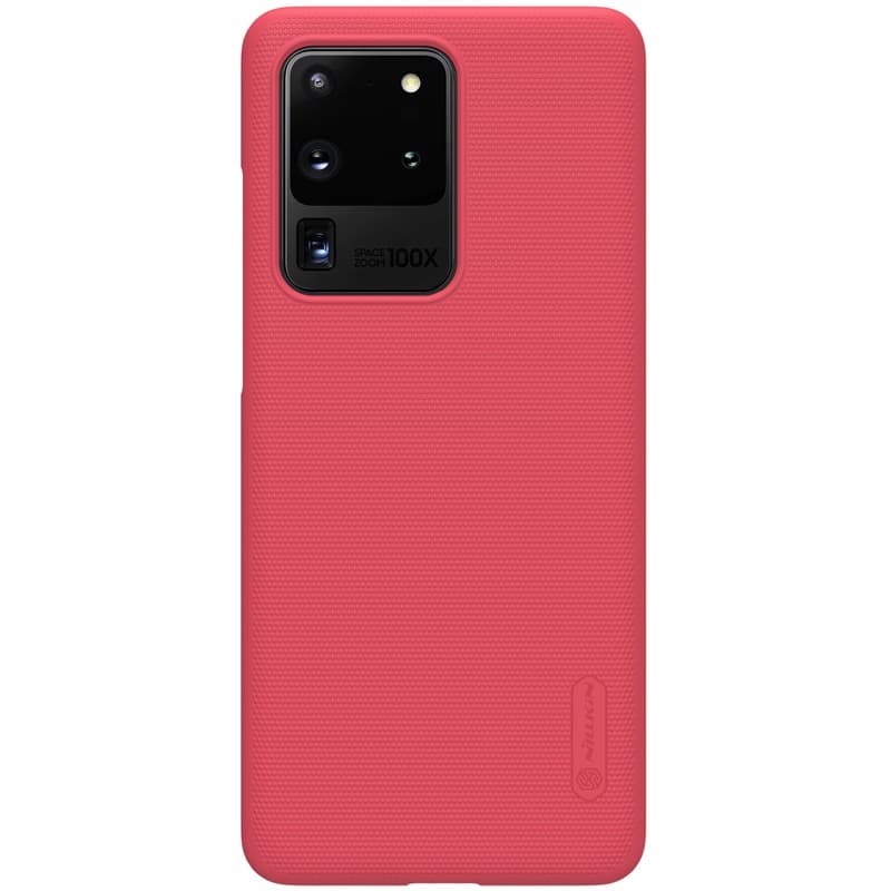 Nillkin Super Frosted Shield - Case for Samsung Galaxy S20 Ultra (Bright Red) 3