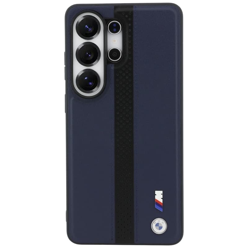BMW M Perforated Stripe Logo MagSafe - Samsung Galaxy S26 Ultra Case (Navy Blue) 3