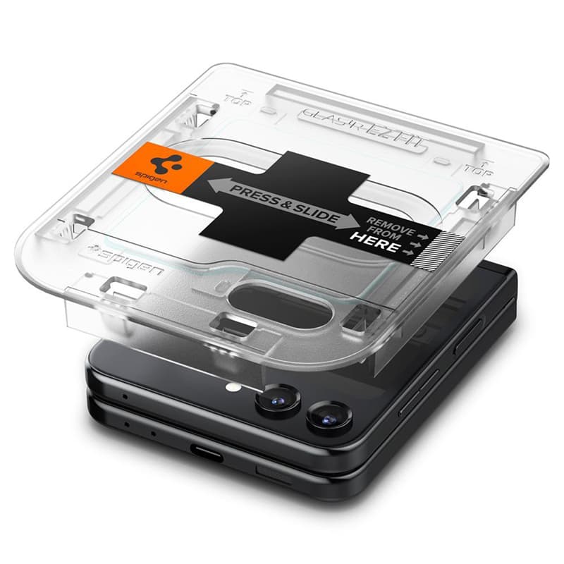 Spigen GLAS.TR EZ FIT 2-Pack - Tempered glass for Samsung Galaxy Z Flip 5 (2 pieces) 2