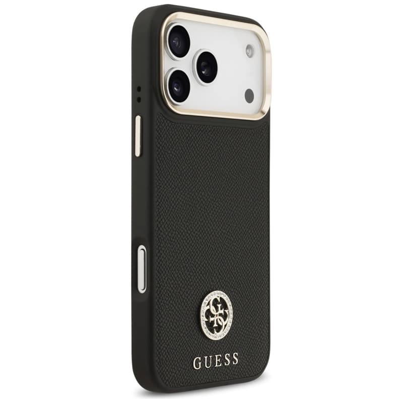 Guess Grained Strass Logo MagSafe - Case iPhone 17 Pro Max (black) 4