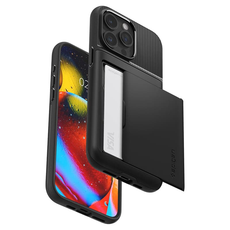 Spigen Slim Armor CS - Case for iPhone 15 Pro (Black) 6