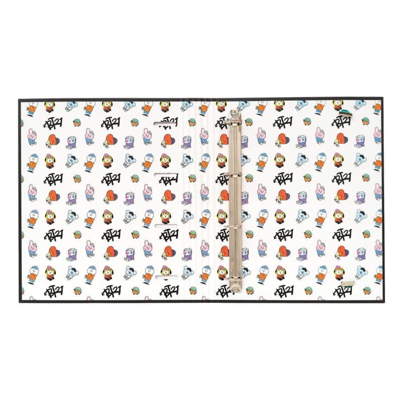 BT21 - A4 binder from the Street Mood collection (4 rings, elastic band) 3