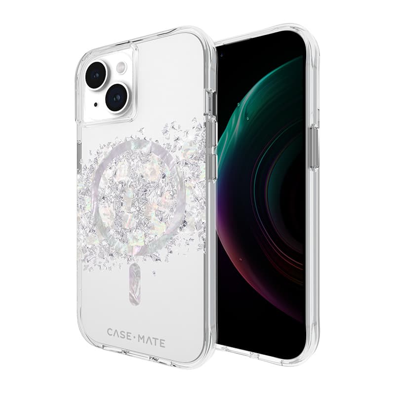 Case-Mate Karat MagSafe - Case for iPhone 15 / iPhone 14 / iPhone 13 decorated with mother of pearl (A Touch of Pearl) 5