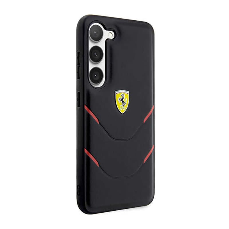 Ferrari Hot Stamp Lines - Case for Samsung Galaxy S23 (Black) 4