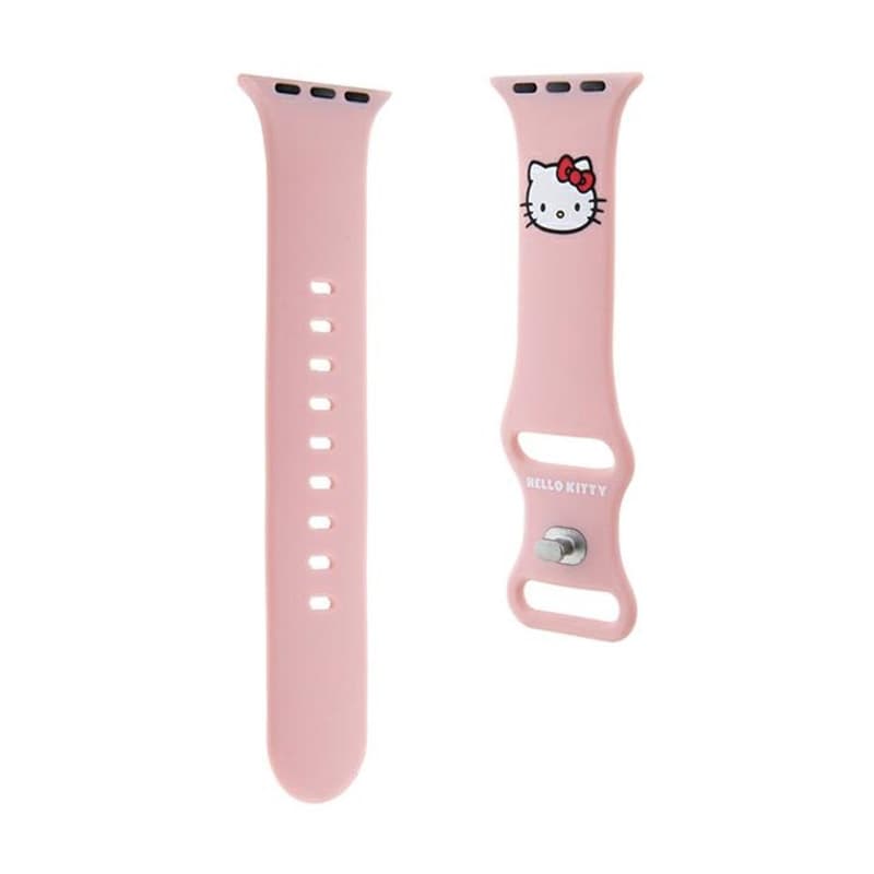 Hello Kitty Silicone Kitty Head - Strap for Apple Watch 38/40/41 mm (pink) 3