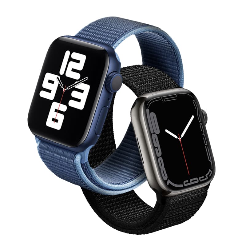 Crong Nylon - Sport Band for Apple Watch 38/40/41/42 mm (Ocean Blue) 8