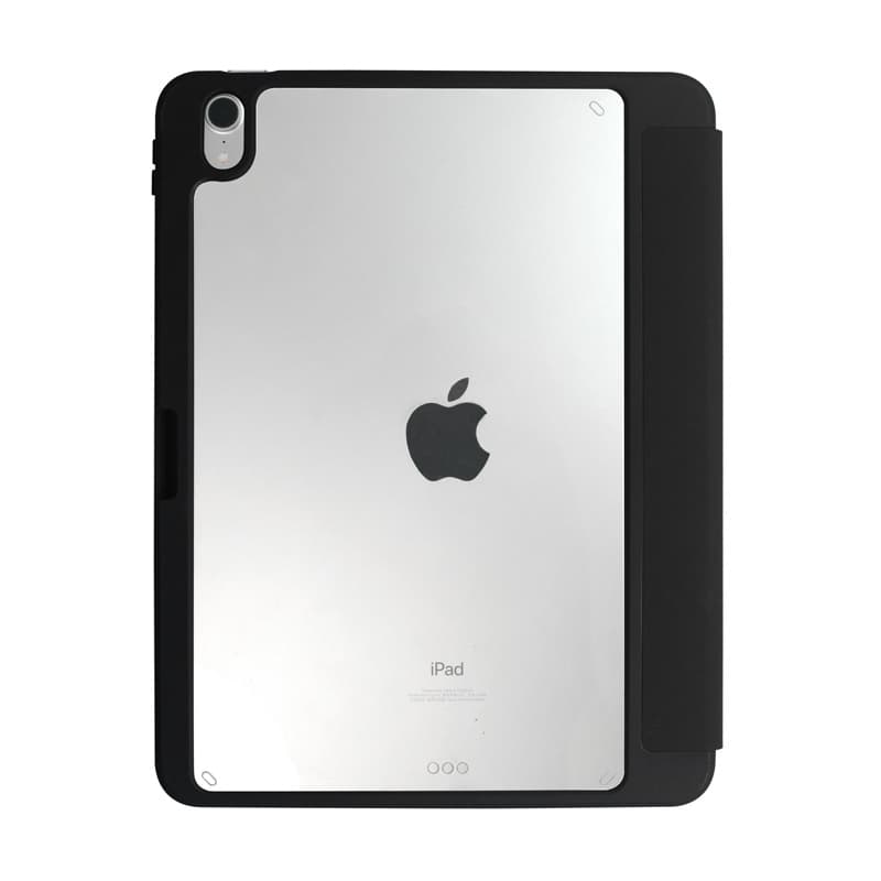 Crong PrimeFolio – iPad 11" (2025) / iPad 10.9” (2022) Case with Stand and Apple Pencil Storage (Black/Clear) 6