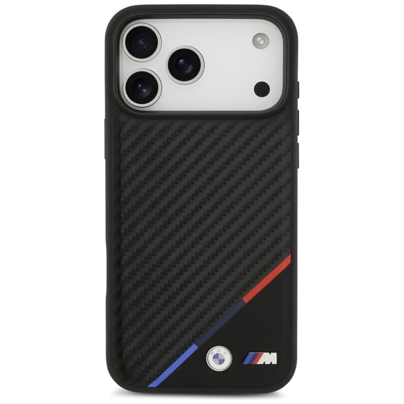 BMW M Carbon Tricolor Line MagSafe - Case iPhone 17 Pro Max (black) 3