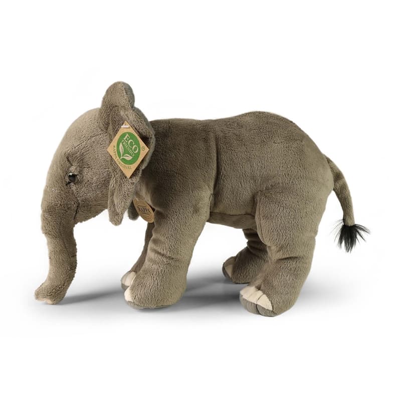 Rappa - Plush Realistic Toy African Elephant 28 cm Eco-Friendly 3