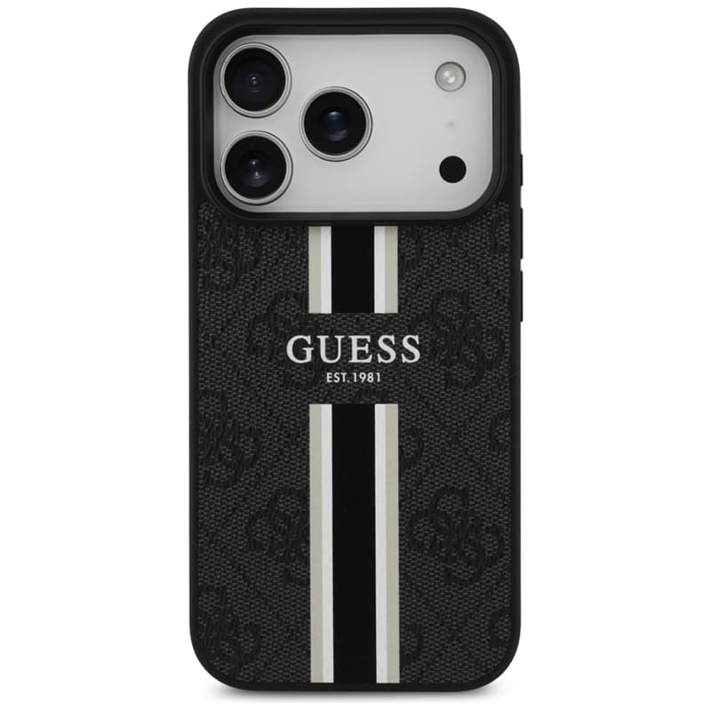 Guess 4G Printed Stripes MagSafe - Case iPhone 17 Pro (black) 3