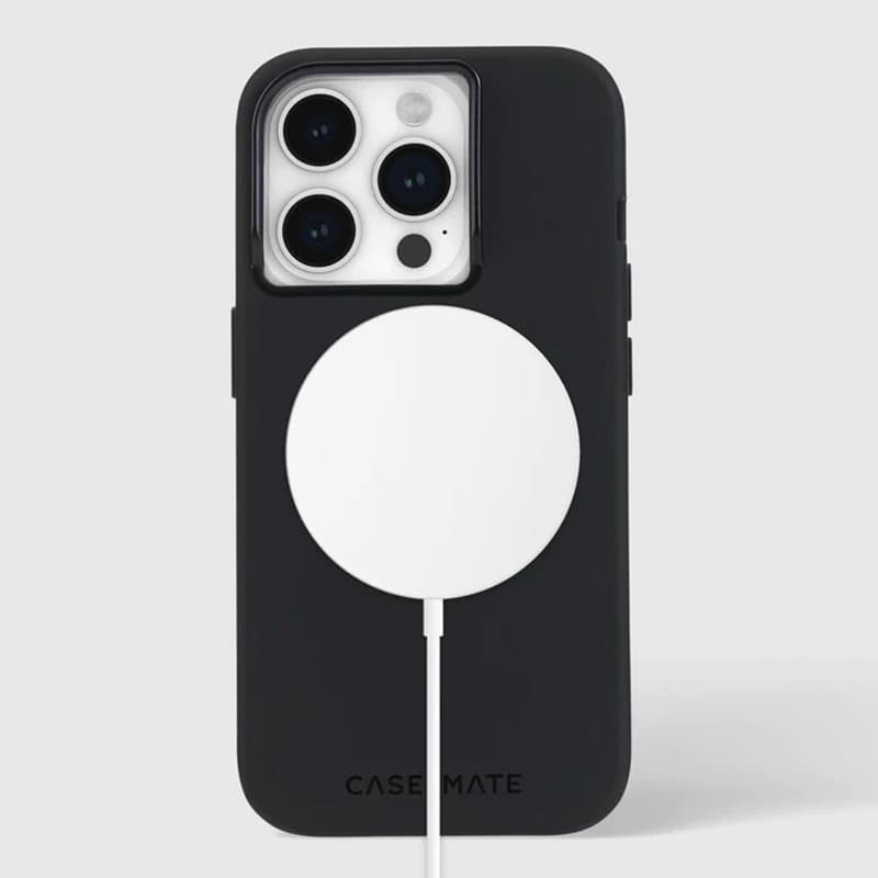 Case-Mate Silicone MagSafe - Case iPhone 15 Pro (Black) 2